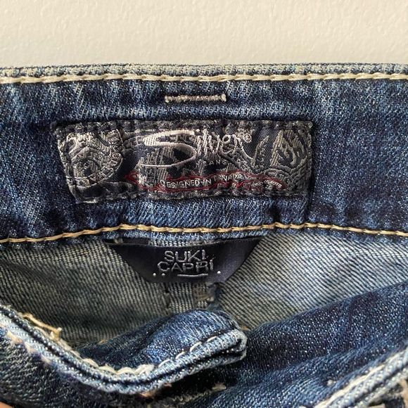 Silver suki capri jeans pants - Picture 3 of 6